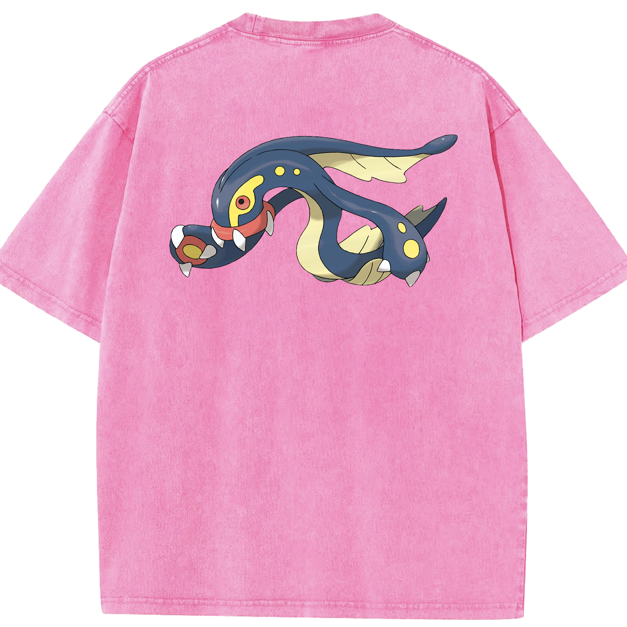 （画像用） ポケットモンスター Pokémon 綿100% ヴィンテージ風 半袖Tシャツ（背面プリント）
